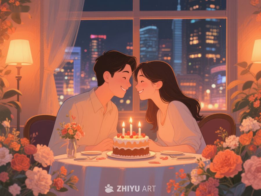 情侣共度浪漫夜晚 524