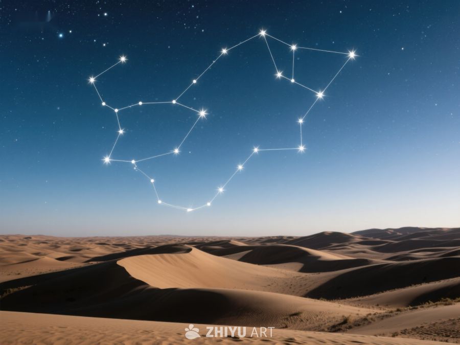 沙漠夜空中的星座 117