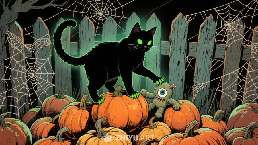 黑猫与南瓜的万圣夜