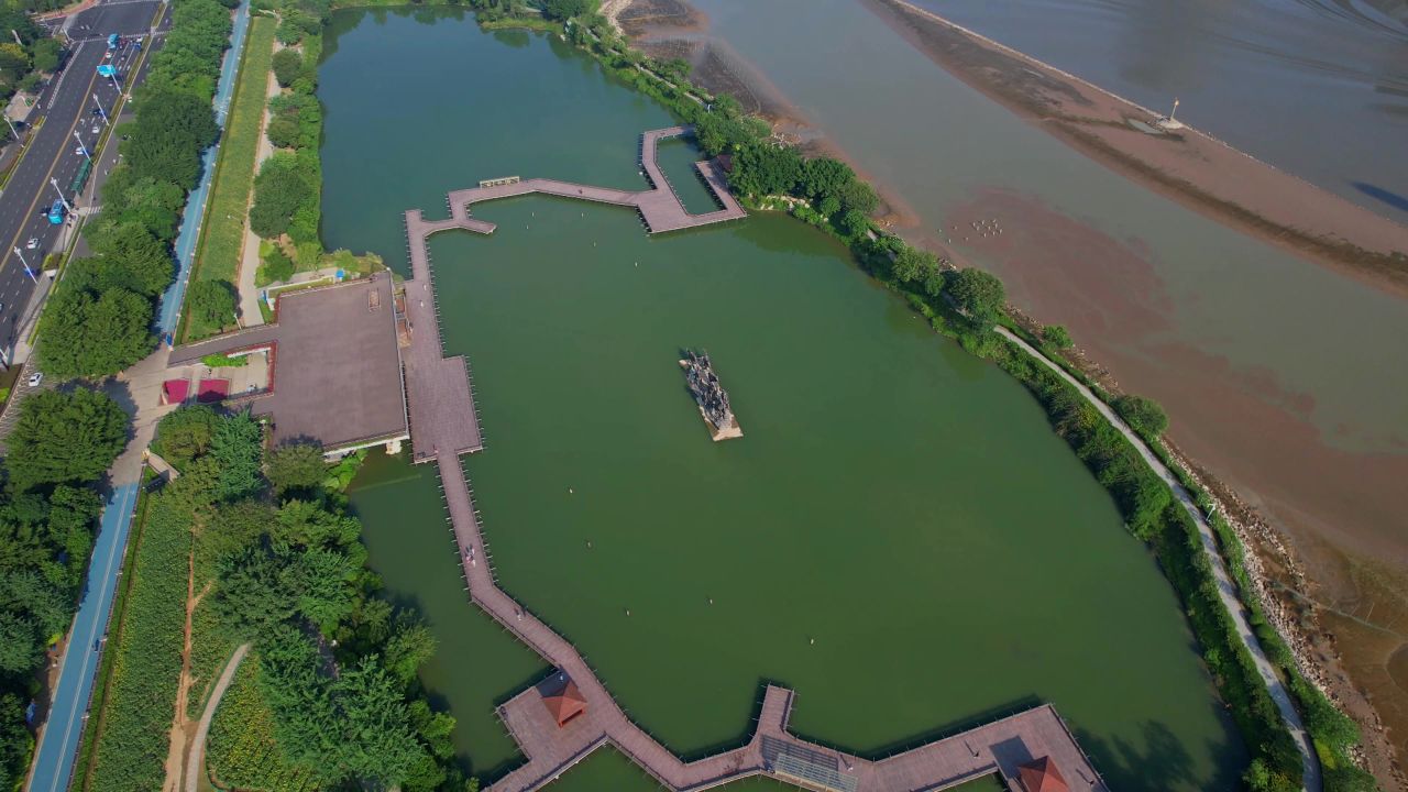 航拍福州花海公园景观 3