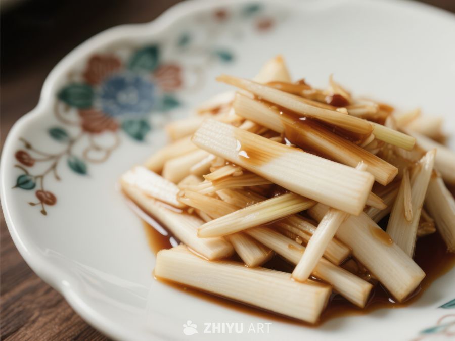 酱汁拌莲藕条 352