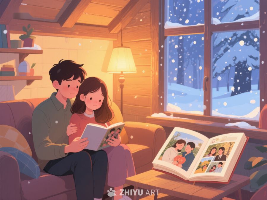 温馨冬夜，共读时光 686