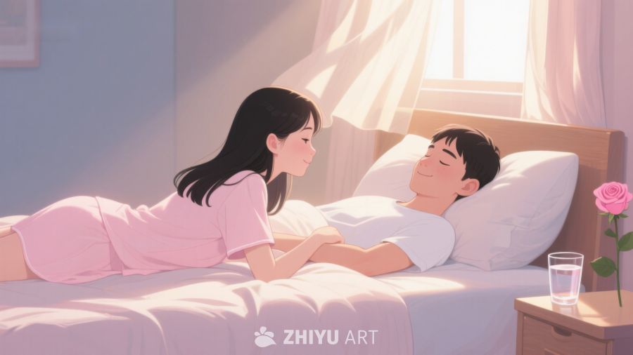 温馨床边的静谧时光 414