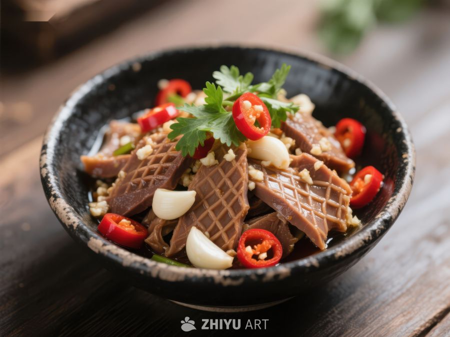 香辣鸡胗拌饭碗 1586