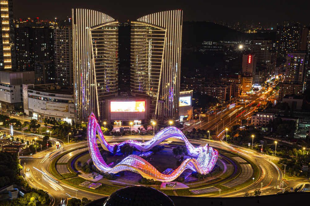 武汉光谷中心夜景