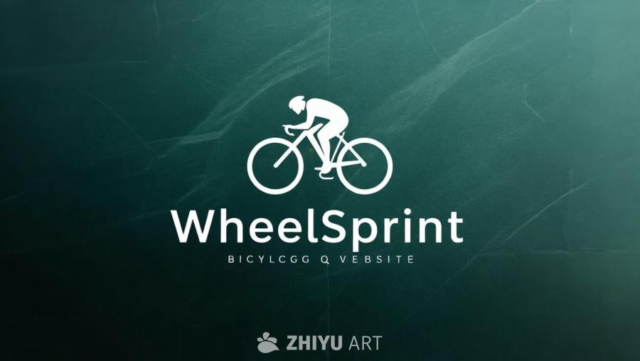 一名骑自行车的人的轮廓位于“WheelSprint