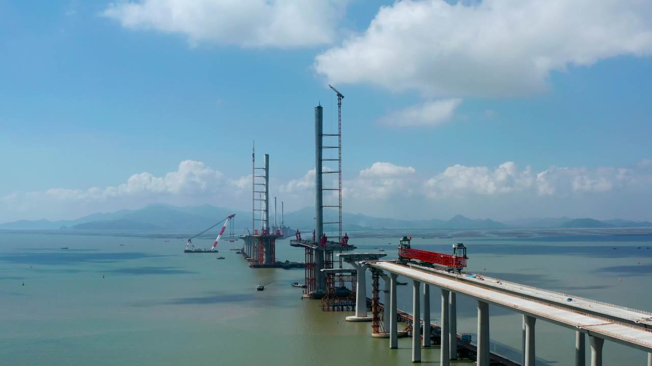 黄茅海跨海大桥十一