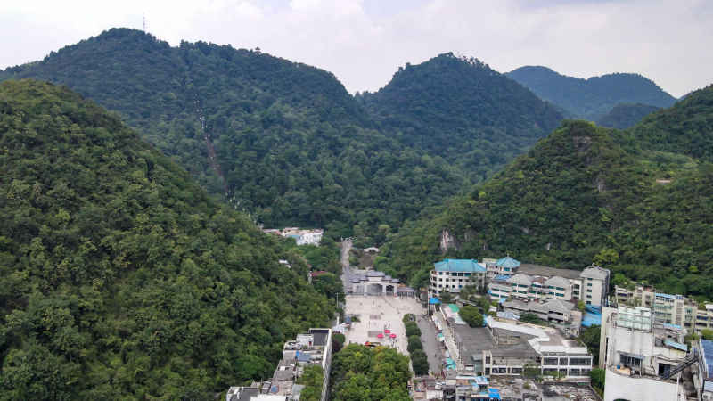 贵州贵阳城市建设航拍摄影图