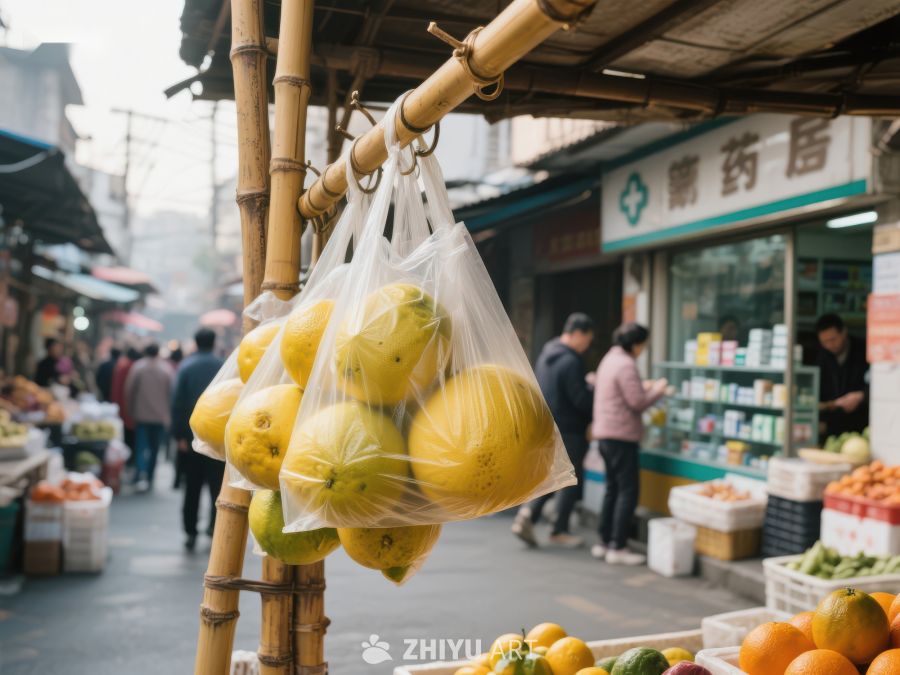 市场摊位上的柚子 505