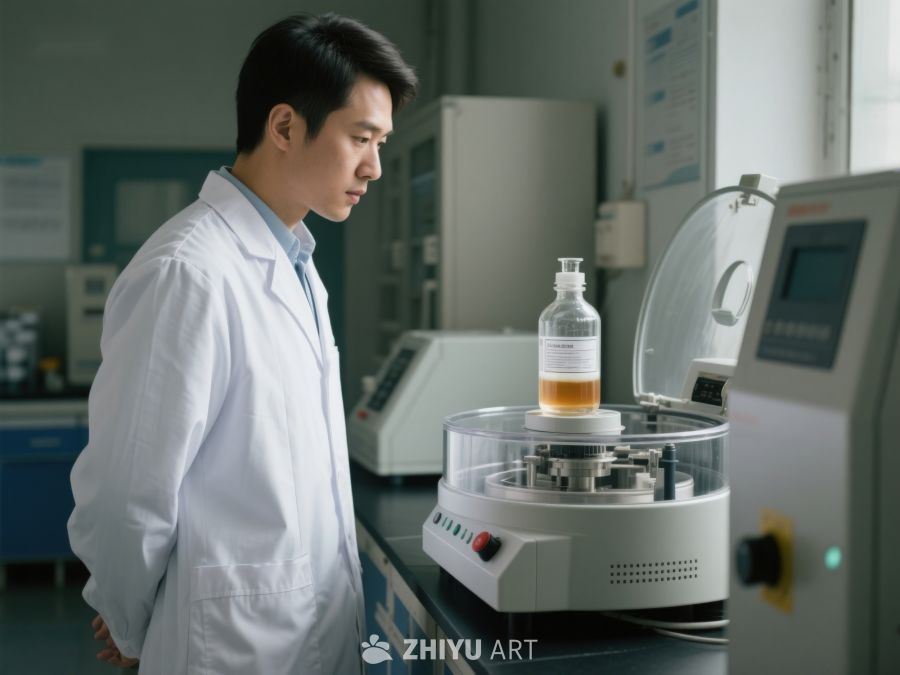 实验室研究员操作精密仪器 386
